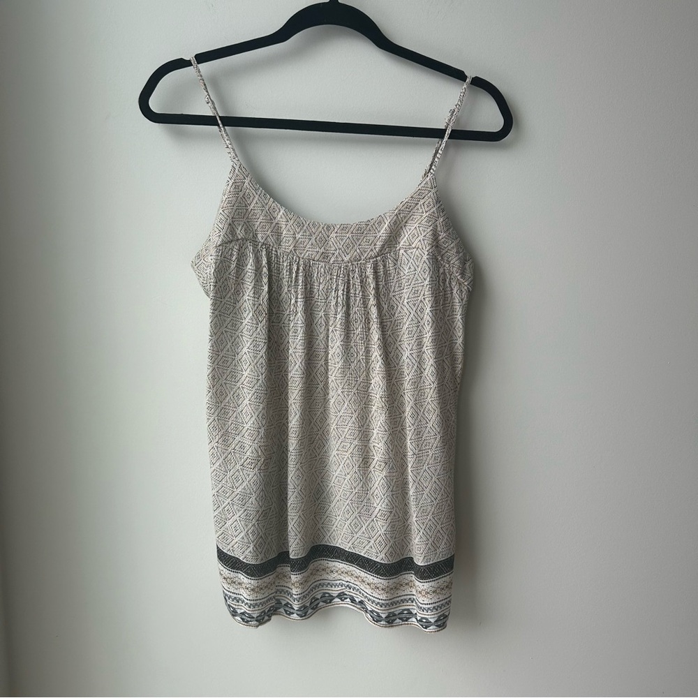 FarWest Boho Printed Flowy Tank Top